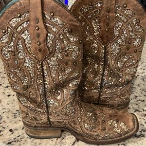 Glitter Corral Cowboy Boots